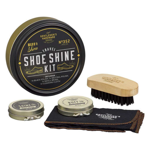 Picture of GENTLEMENS HARDWARE TRAVEL SHOE SHINE KIT